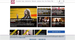 Desktop Screenshot of listas.20minutos.es